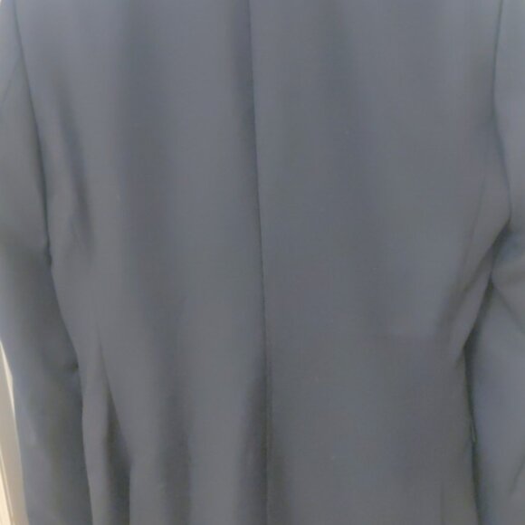 Kooples solid navy suit slim skinny fit 36x30 US 46EU 100% wool working cuffs - Picture 8 of 13